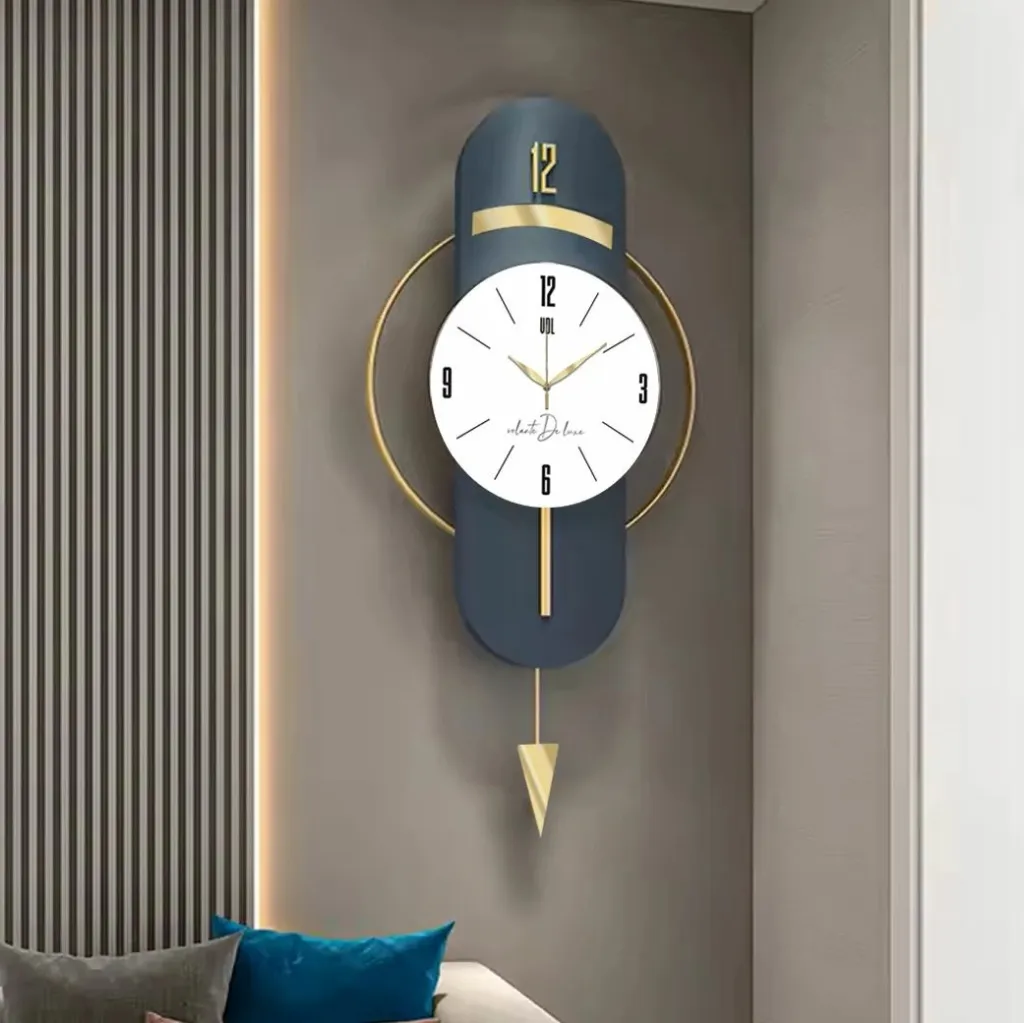 Orë muri dekorative Wallity, ngjyrë blu e errët, Vlnt101 - 5