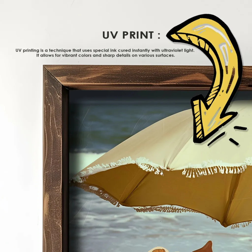 Pikturë dekorative me kornizë MDF, Wallity, GE099-L - 7
