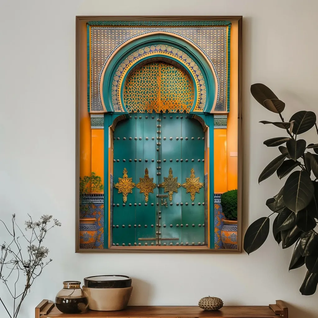 Pikturë dekorative me kornizë MDF, Wallity, GE120-L - 2