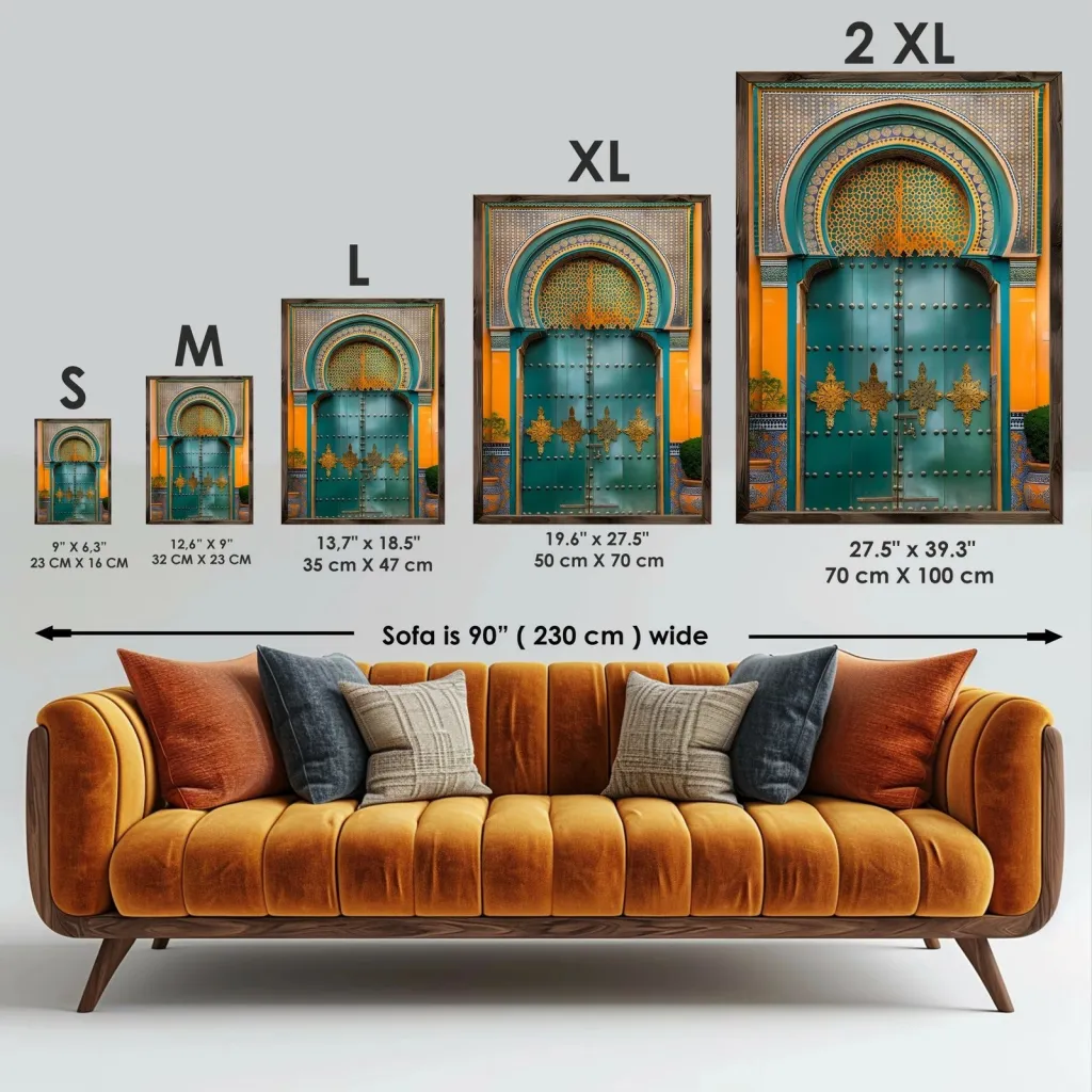 Pikturë dekorative me kornizë MDF, Wallity, GE120-L - 9