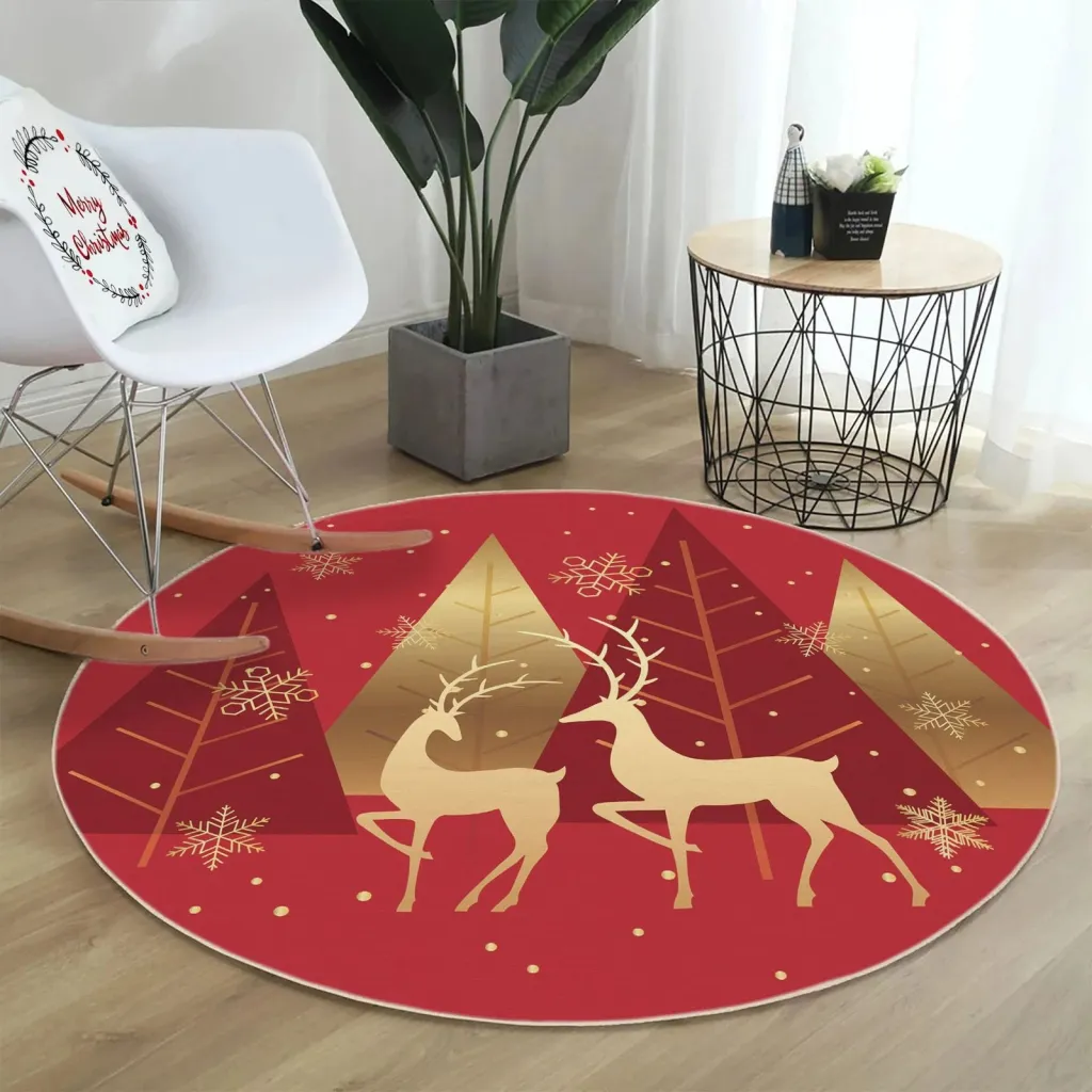 Qilim i rrumbullakët, i kuq e ari, Conceptum Hypnose, 90cm - 3