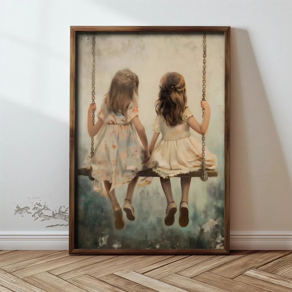 Pikturë dekorative me kornizë MDF, Wallity, GE235-L - 2