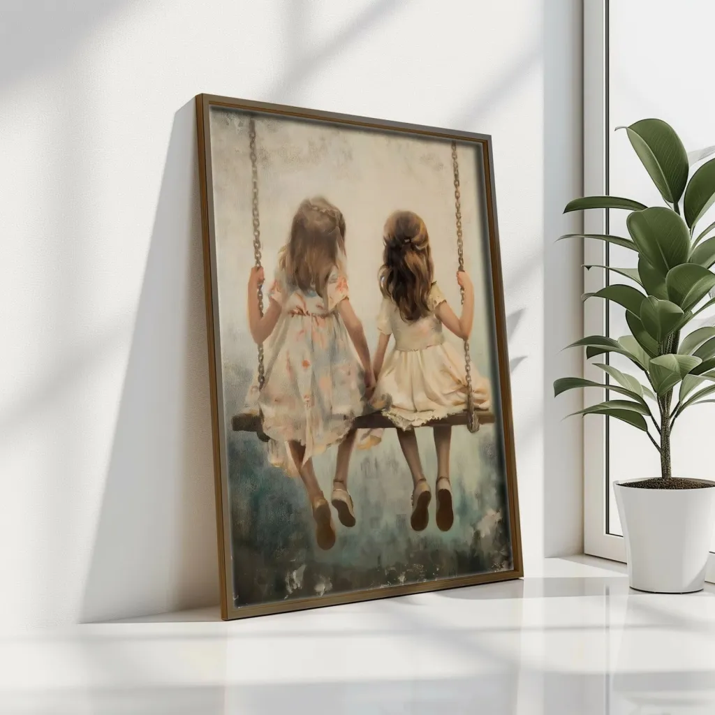 Pikturë dekorative me kornizë MDF, Wallity, GE235-L - 3