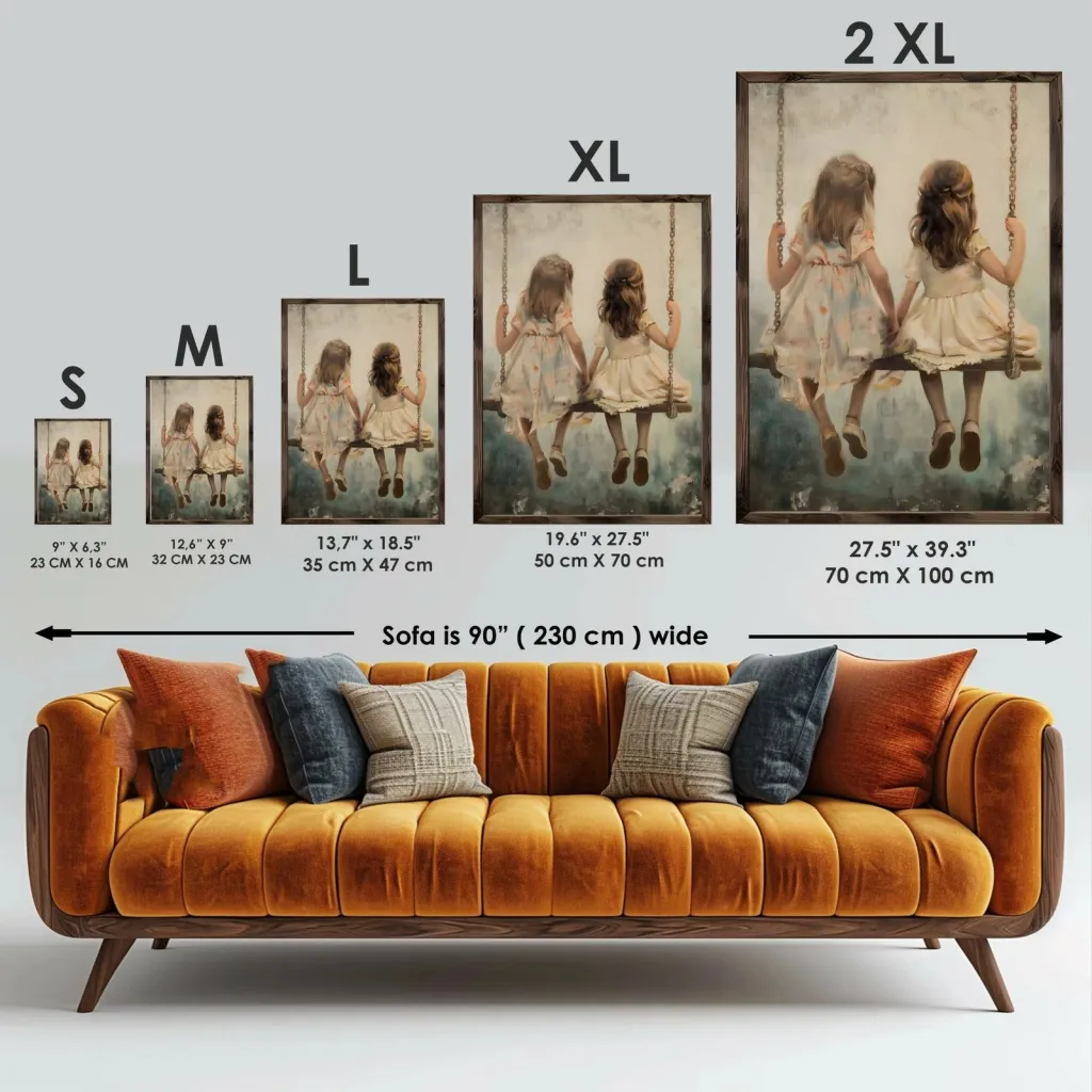 Pikturë dekorative me kornizë MDF, Wallity, GE235-L - 8