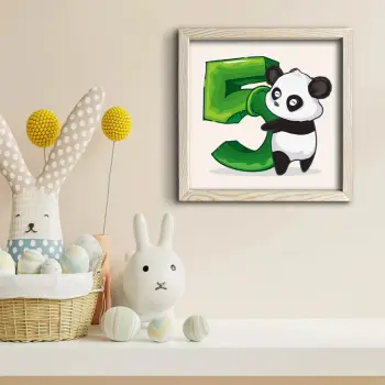 Pikturë dekorative me kornizë MDF, Wallity, 3333KCT-006, 33x33cm