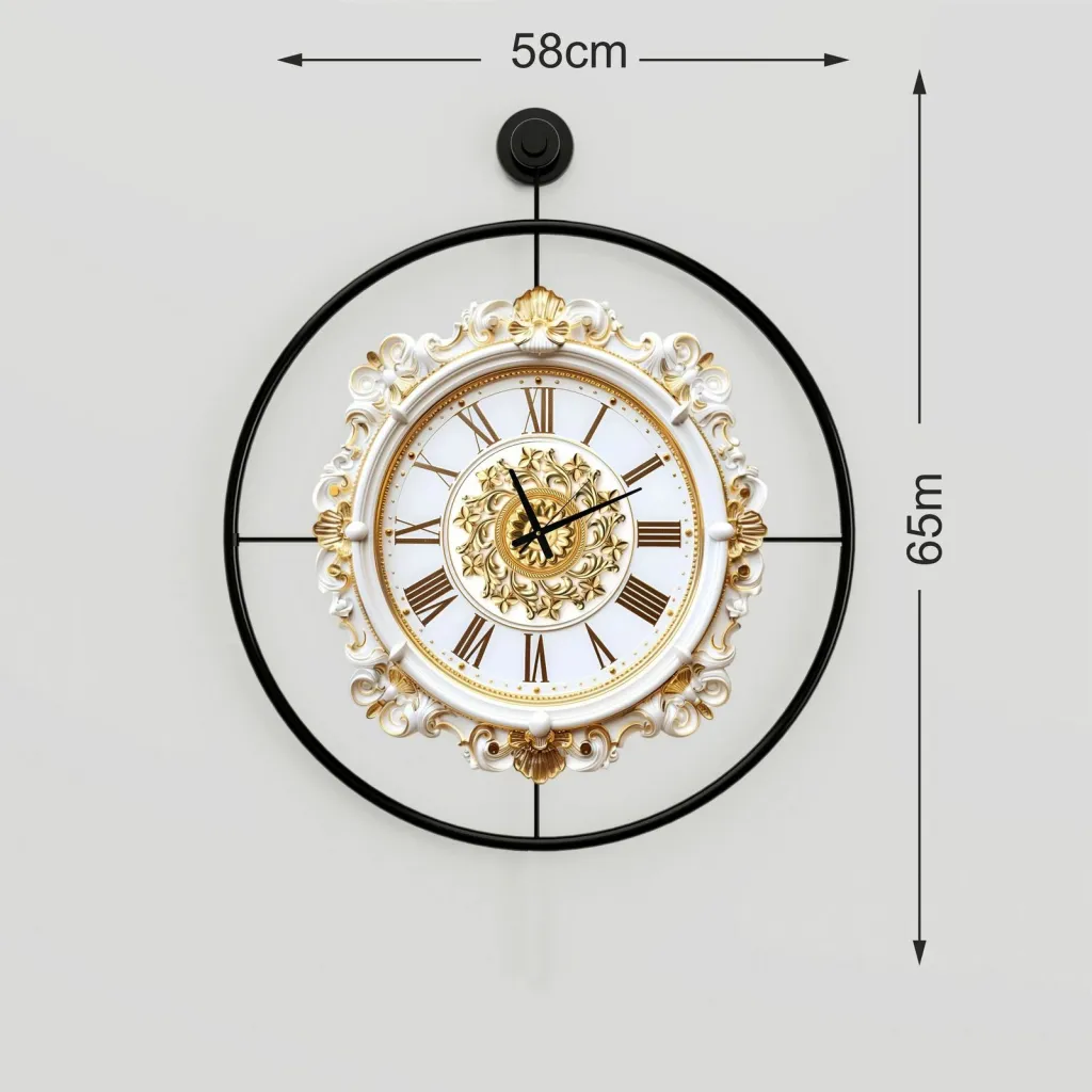 Orë muri dekorative prej metali, Wallity, Mclock-00119 - 3