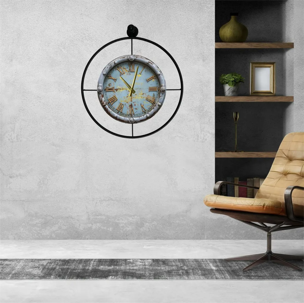 Orë muri dekorative prej metali, Wallity, Mclock-00130 - 1