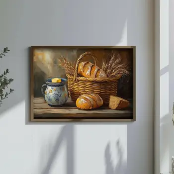 Pikturë dekorative me kornizë, MDF, Wallity, TUN119-XL, shumëngjyrëshe, 50x70x3.5cm