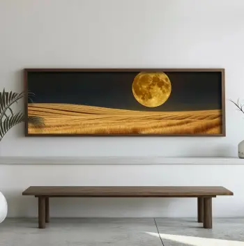 Pikturë dekorative me kornizë, MDF, Wallity, EMR028, shumëngjyrëshe, 40x120x3.5cm