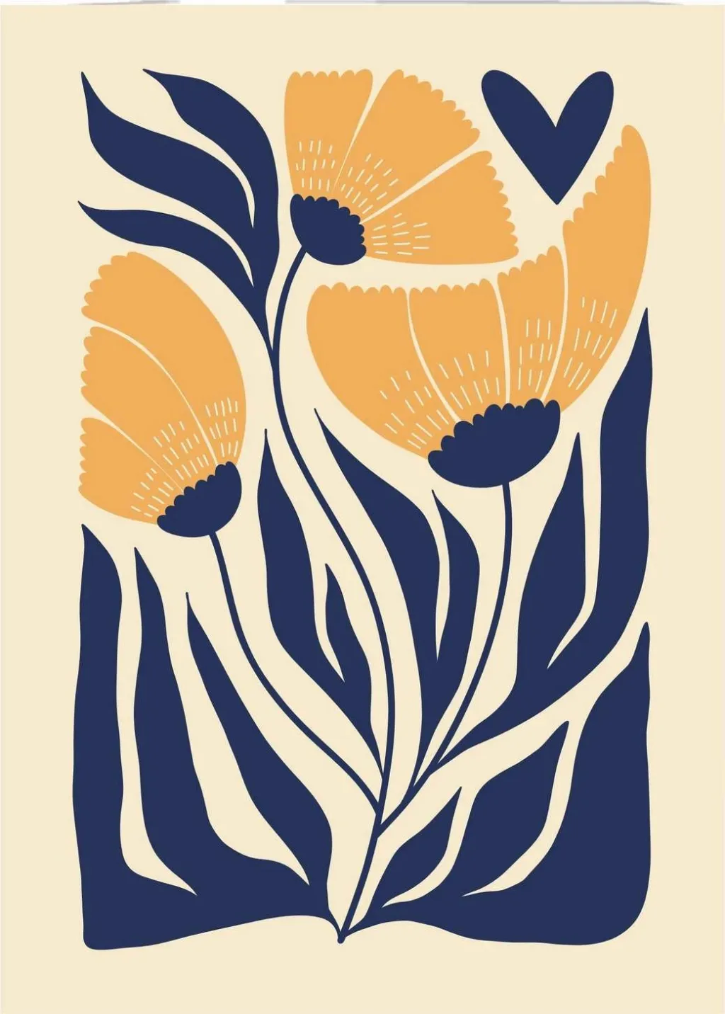 Pikturë dekorative me kornizë MDF, Wallity, Mp-00103, 50x70cm - 2