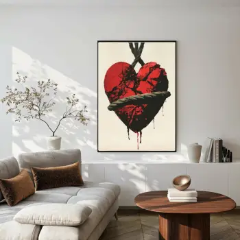 Pikturë dekorative me kornizë MDF, Wallity, Mp-00128, 50x70cm