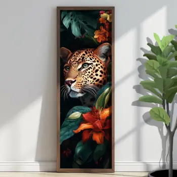 Pikturë dekorative me kornizë MDF, Wallity, EMR092, shumëngjyrëshe, 40x120x3.5cm