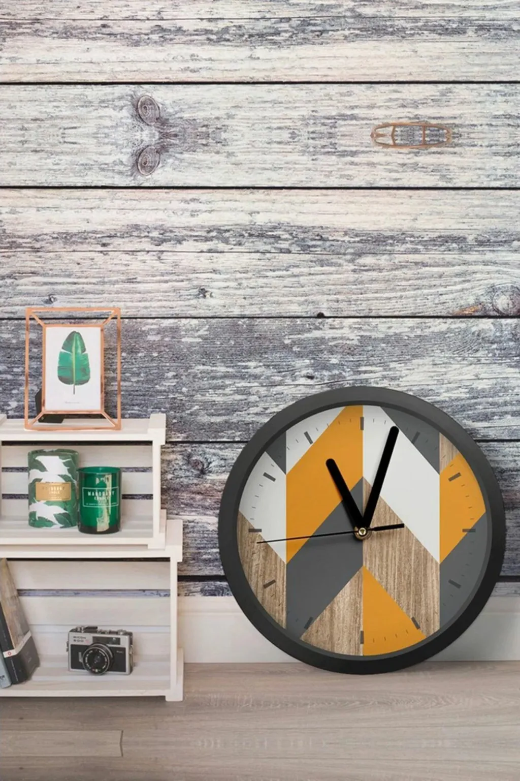 Orë dekorative MDF, shumëngjyrëshe, Wallity, Artavessa3Dclock1 - 2