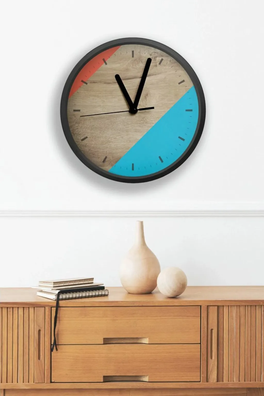 Orë dekorative MDF, shumëngjyrëshe, Wallity, Artavessa3Dclock10 - 1