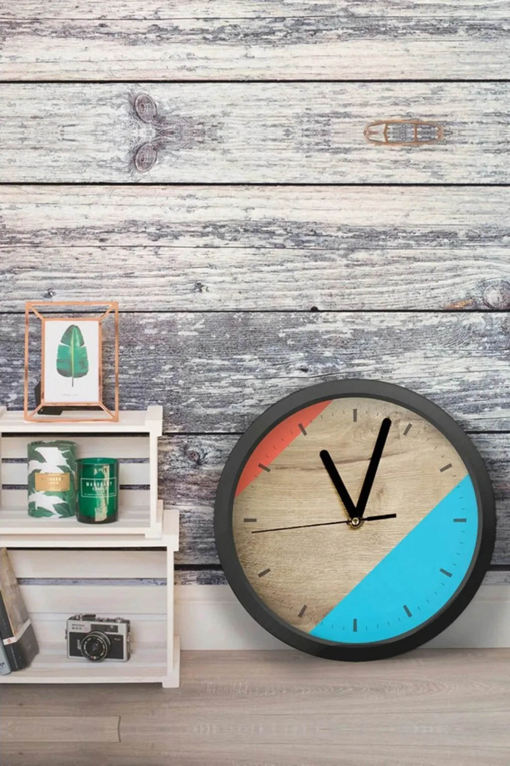 Orë dekorative MDF, shumëngjyrëshe, Wallity, Artavessa3Dclock10 - 2