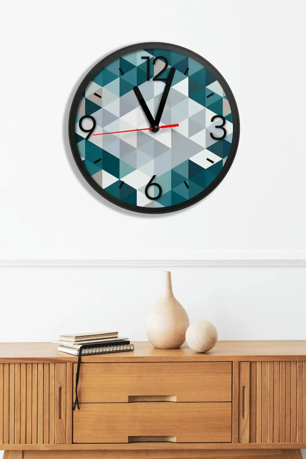 Orë dekorative MDF, shumëngjyrëshe, Wallity, Artavessa3Dclock15 - 1