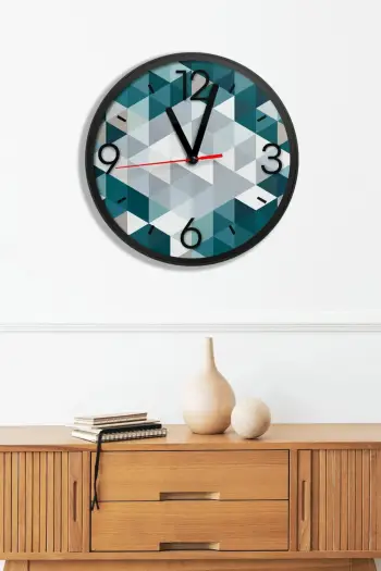 Orë dekorative MDF, shumëngjyrëshe, Wallity, Artavessa3Dclock15