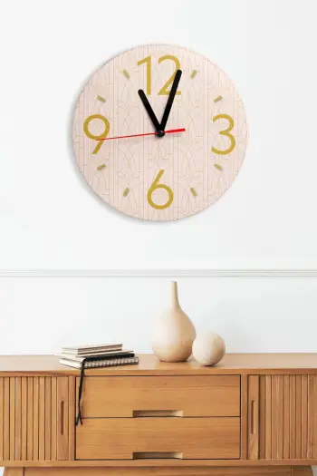 Orë dekorative MDF, Wallity, Artavessa3Dclock16, shumëngjyrëshe, 36x36x1cm