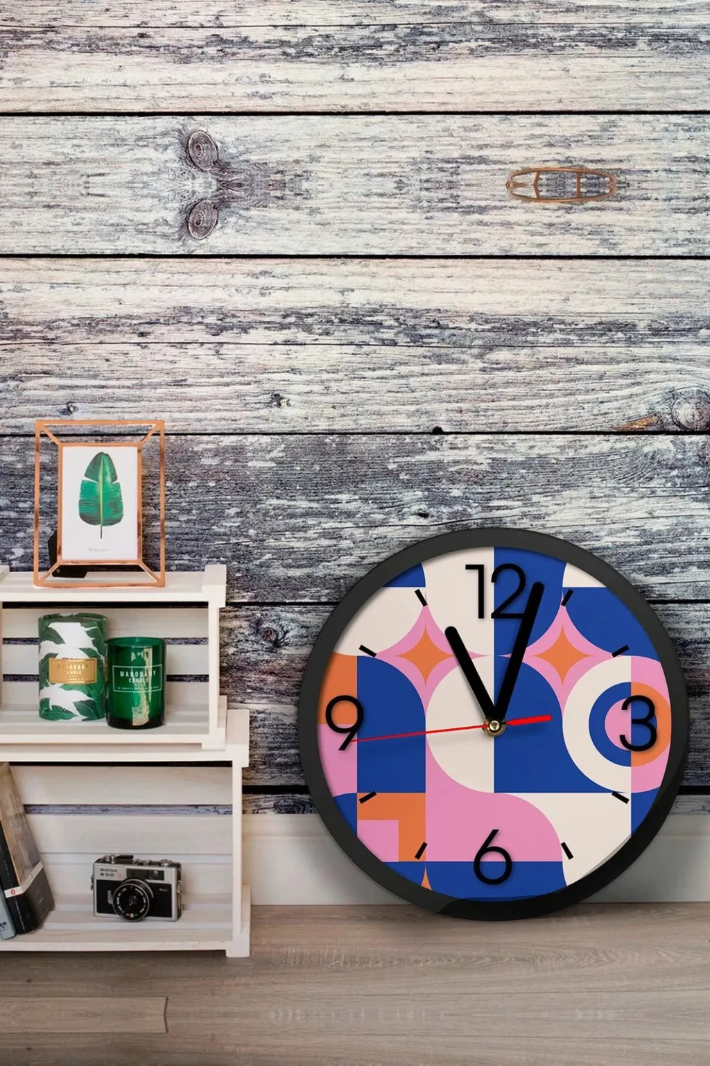 Orë muri dekorative MDF, shumëngjyrëshe, Artavessa3Dclock21 - 2