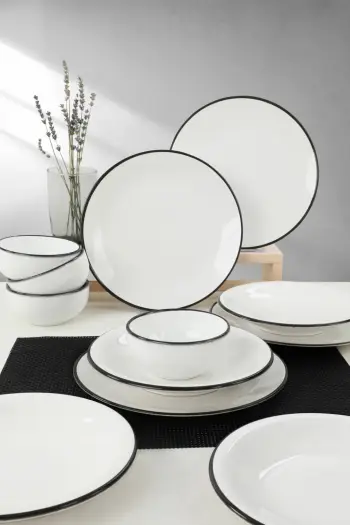 Set enësh për drekë, qeramikë, 12 copë, Hermia Concept, TY040612F004AJ99300MAS1400