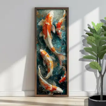 Pikturë dekorative me kornizë MDF, Wallity, EMR068, shumëngjyrëshe, 40x120x3.5cm
