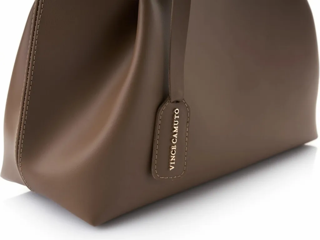 Çantë tote Vince Camuto, Monza, ngjyrë mink e errët - 5