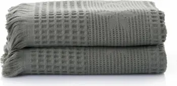 Set peshqirësh për duar (2 copë), Mijolnir, Sara, ngjyrë e gjelbër