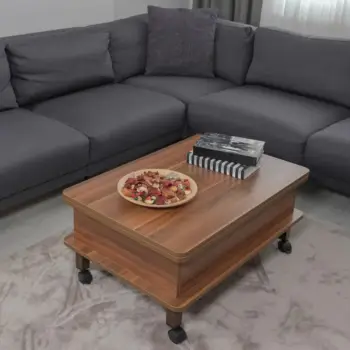 Tavolinë kafeje Skye Decor, Nino, ngjyrë arre