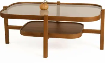 Tavolinë kafeje Skye Decor, ngjyrë arre, godiva
