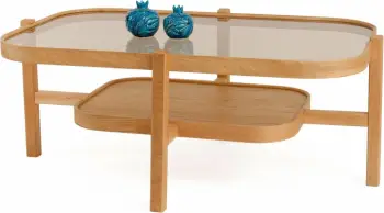 Tavolinë kafeje Skye Decor, ngjyrë lisi, Godiva