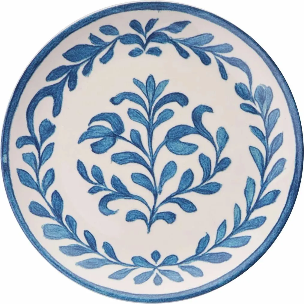 Set pjatash shërbimi (6 copë), Hermia Concept, ngjyrë blu e bardhë - 3