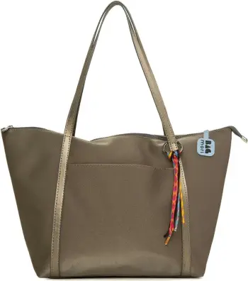 Çantë tote Zoozie Bags, ngjyrë argjendi, M000008171