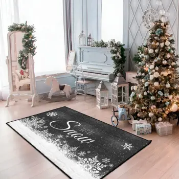 Qilim (100x200), Conceptum Hypnose, Woobtny0332, i zi dhe i bardhë