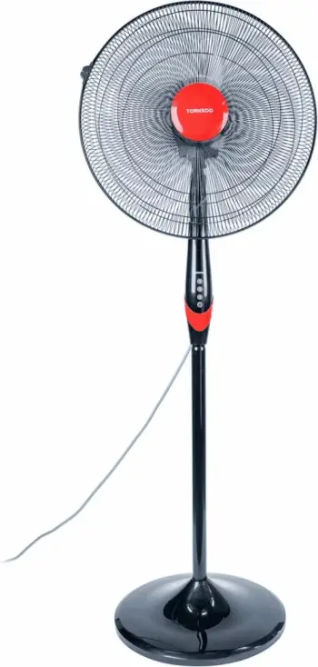 Ventilator në këmbë, Tornado, TSF-18XW, 3 shpejtësi, i zi