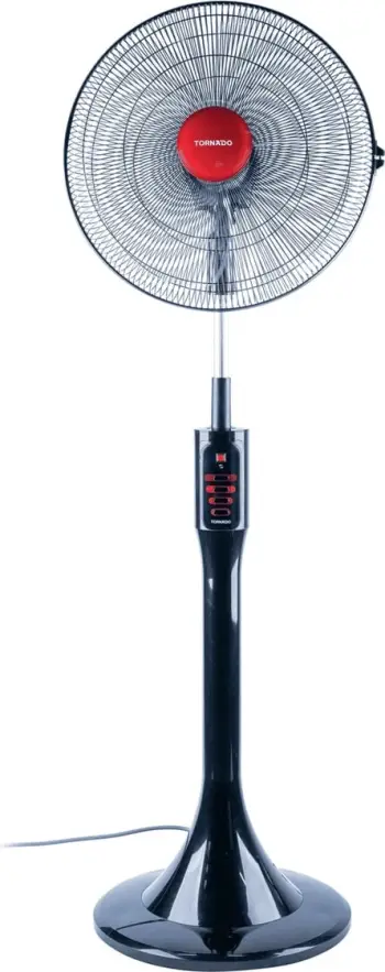 Ventilator me këmbë, Tornado, EFS-111M, 3 shpejtësi, standard, e kuqe mbi të zezë