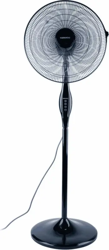 Ventilator, Tornado, TSF-16W, 3 shpejtësi, me këmbë, i kuq në të zezë