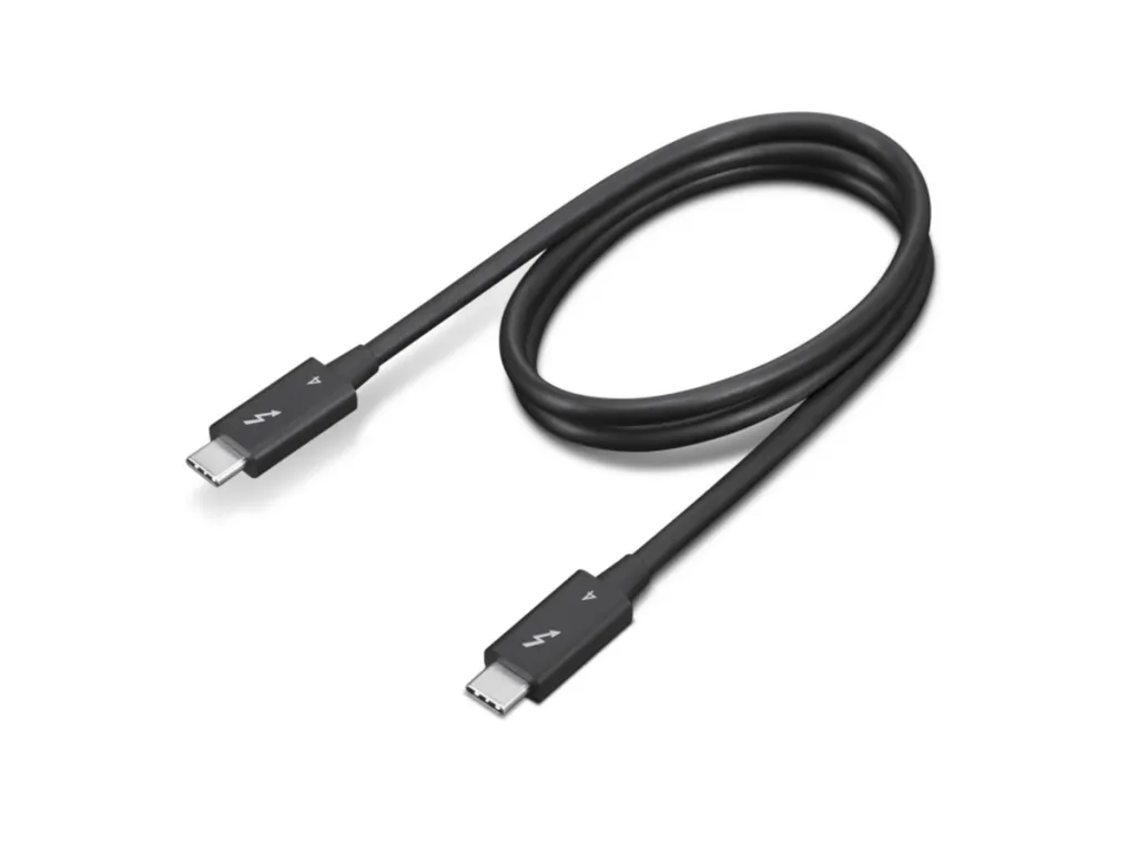 Kabllo Lenovo Thunderbolt, USB - USB mini 4-pin, 10m, e zezë - 1