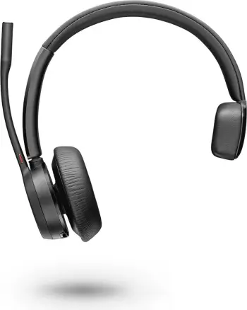 Kufje me mikrofon, Poly Plantronics Voyager 4310 MS 77Y93AA, pa tela, njëanëshe, e zezë