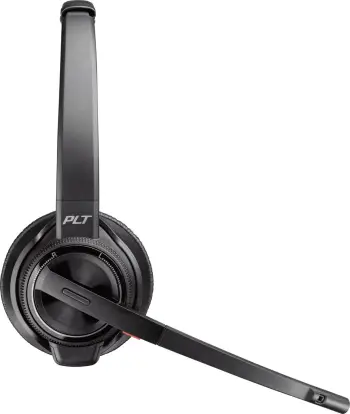 Kufje me mikrofon, Poly Plantronics, Savi 8220 8D3J2AA, pa tel, e zezë