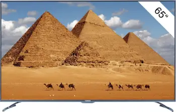 Televizor, Tornado 65UA3400X 65" 4K Ultra HD 3840x2160 3x HDMI 2x USB e zezë