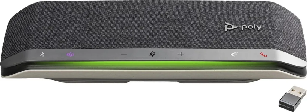 Pajisje hands-free, Poly, Sync 40+ 772C5AA, Bluetooth dhe USB dongle, e zezë - 1