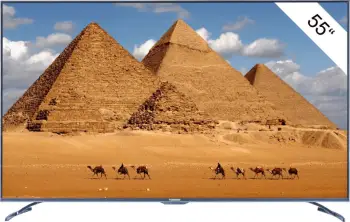 Televizor Tornado 55UA3400X 55" 4K Ultra HD 3840x2160 3x HDMI 2x USB kontrast 4000:1 16:9 e zezë
