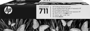 Kokë printimi, HP DesignJet, 711 C1Q10A, kit zëvendësimi, multipack, Black/Cyan/Magenta/Yellow