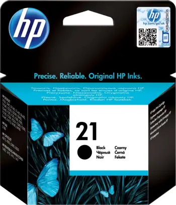 Kartushë boje, HP, 21 C9351AE, 5 ml, 190 faqe, standard, e zezë