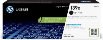 Toner HP 139X W1390X rendiment i lartë 4000 faqe, e zezë