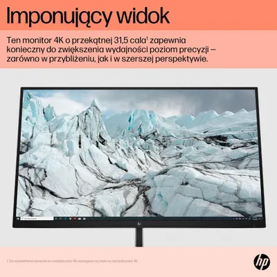 Monitor HP E32k G5 (6N4D6AA#ABB), 31.5", 4K UHD, i zi/argjendtë - 9
