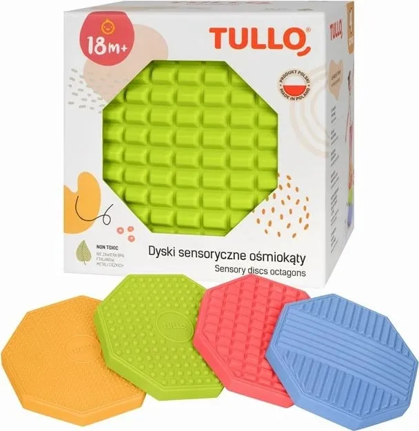 Disqe sensorike Tullo, set 4 copë, ngjyra të ndryshme - 2