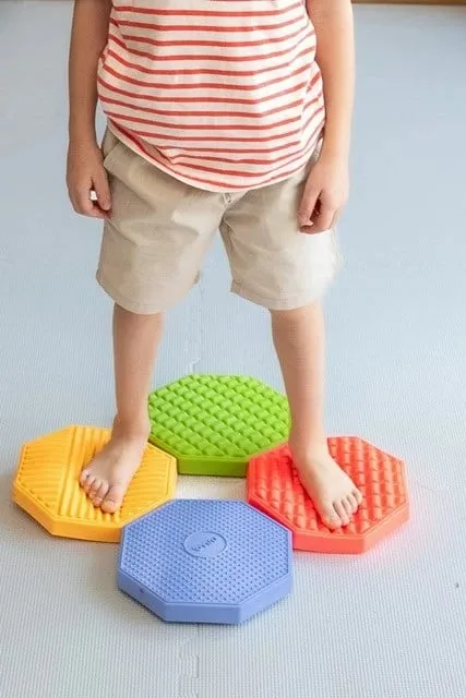 Disqe sensorike Tullo, set 4 copë, ngjyra të ndryshme - 3