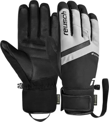 Doreza Reusch BOOSTER GORE-TEX, për të rritur, Unisex, Poliuretani, e zezë/e bardhë, madhësia 8.5