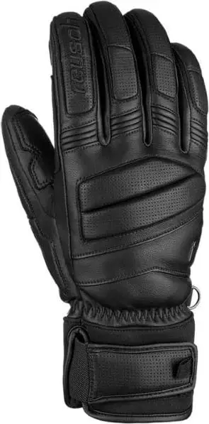 Doreza skish Reusch Master Pro, lëkurë, të zeza